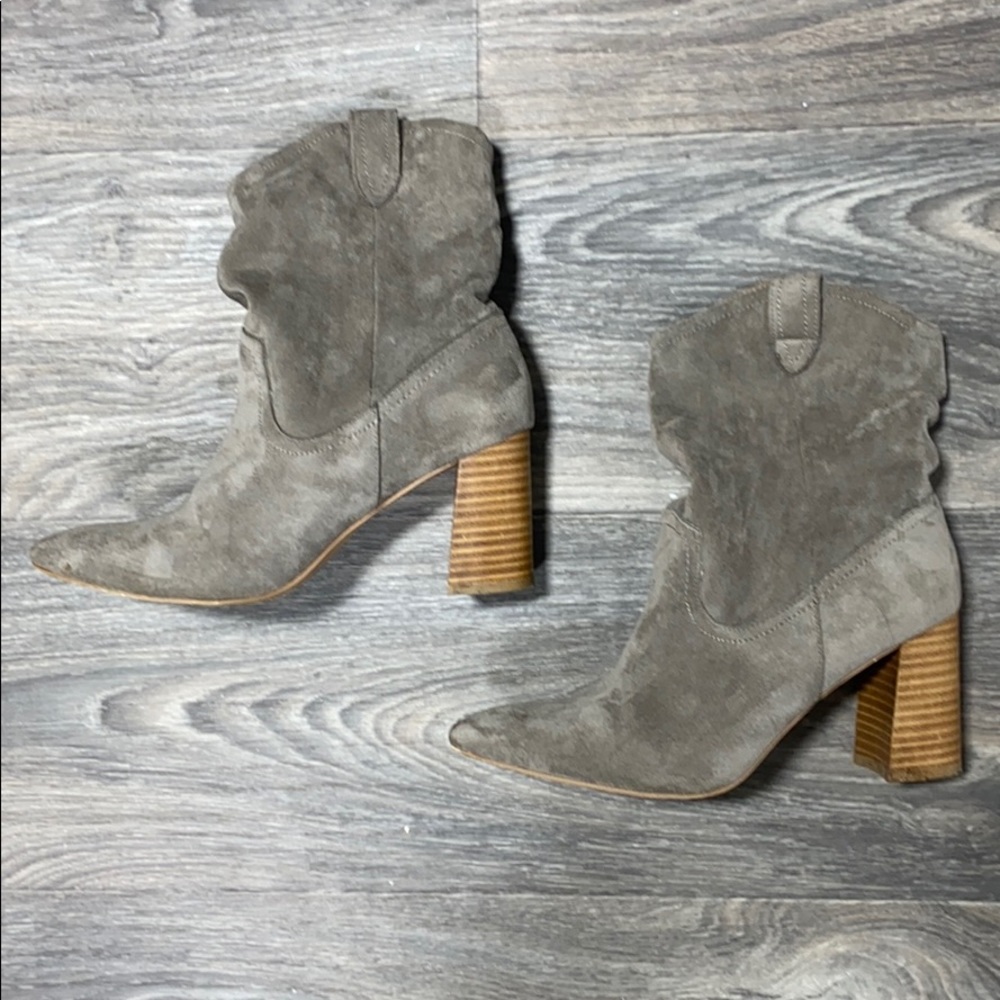 Gray Booties